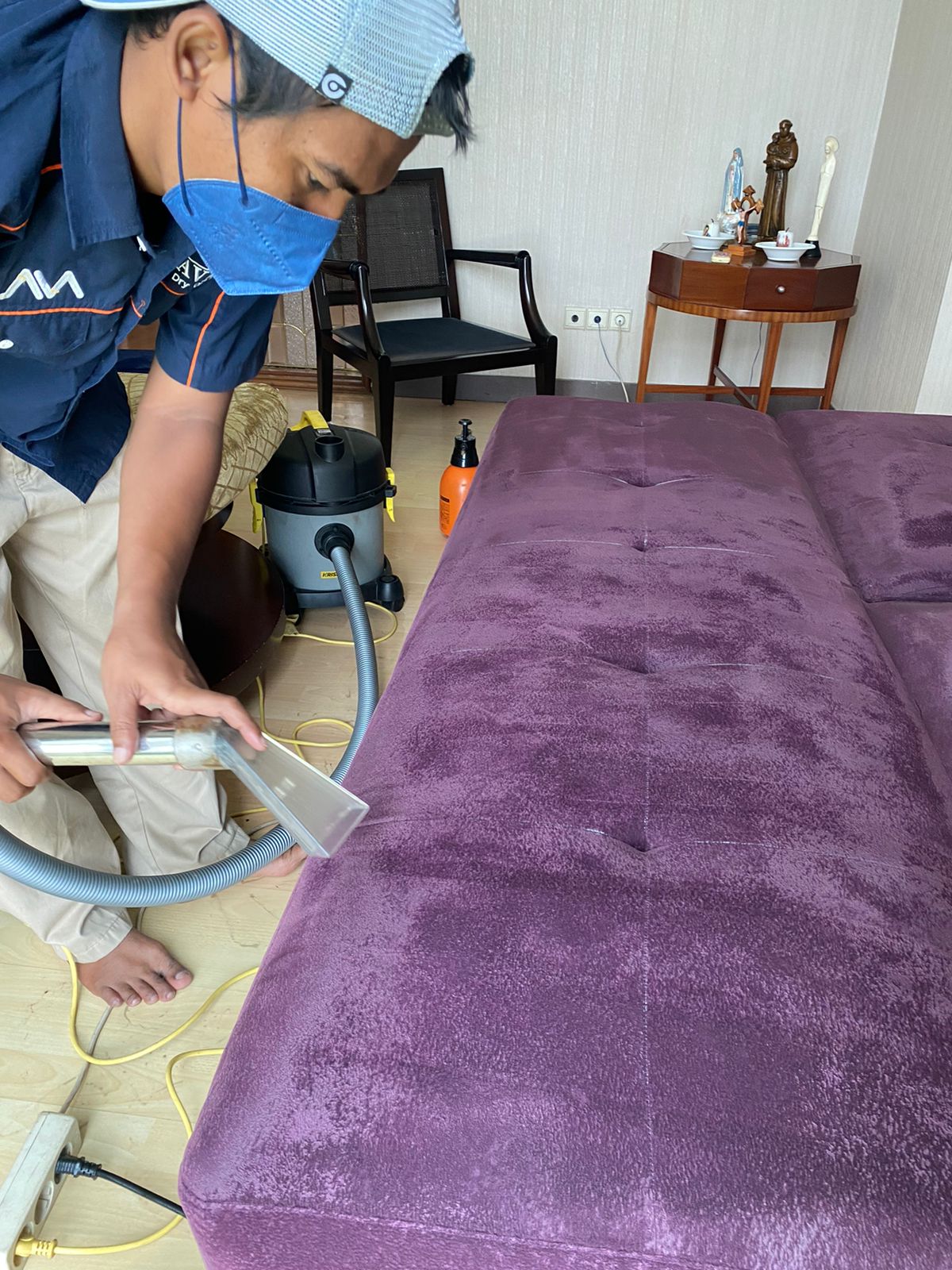 Dokumentasi cleaning sofa